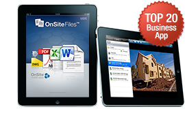 OnSite Files for iPad Vaults into Top 20 Business Apps