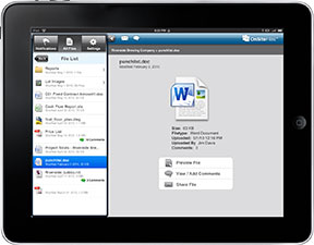 OnSite Files for iPad