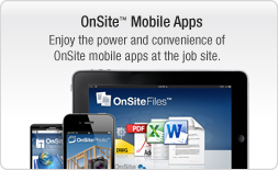 OnSite Mobile Apps for iPhone, iPad, and BlackBerry