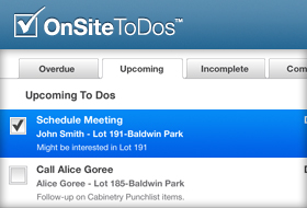 OnSite To Dos