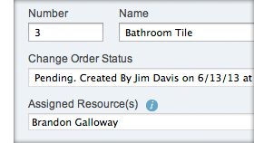 Easily Create Change Orders